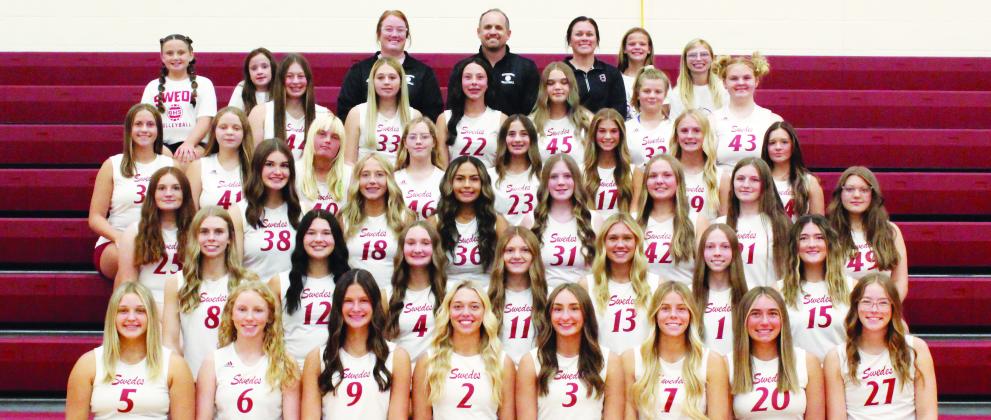 The 2026 GHS volleyball team members