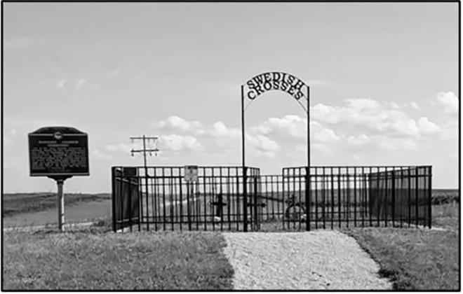 Dedication of the Nebraska historical marker for the Swedish Crosses Cemetery northeast of town took place. Family members from the Berg family were in attendance. In 2025 an Eagle Scout project, spearheaded by Brigham Ricley and Burke Finke and supported by the Chamber Tourism Committee, placed a wrought iron fence around the cemetery, refurbished the Nebraska historical marker, added a pathway from the road up to the cemetery all in an effort to preserve a part of our Swedish heritage.
