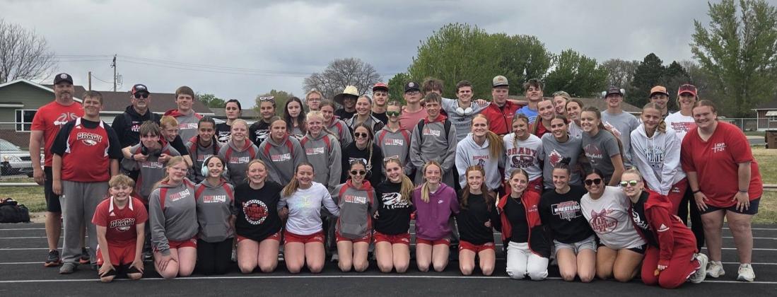 The Eagles were recognized at the conference meet last Friday with the Lee Miller Sportsmanship award, given annually to the school that best represents the ideals of sportsmanship in the MNAC conference across all activities. Congratulations, Eagles! (Photo courtesy of BPS)