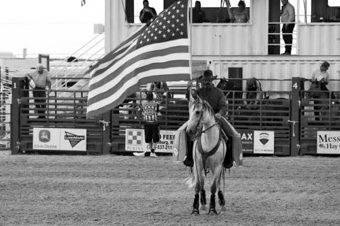 The celebration of America’s 250th birthday will include the Pony Express Rodeo in Gothenburg on July 3 and 4. (Photo courtesy Pony Express Rodeo)