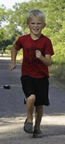 Bryson Neels just finished his sophomore year at GHS where he set a new 800m record. Running, he says, has always been a big part of his life. (Photo courtesy Tony Neels)