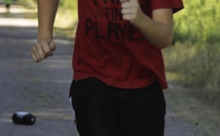 Bryson Neels just finished his sophomore year at GHS where he set a new 800m record. Running, he says, has always been a big part of his life. (Photo courtesy Tony Neels)