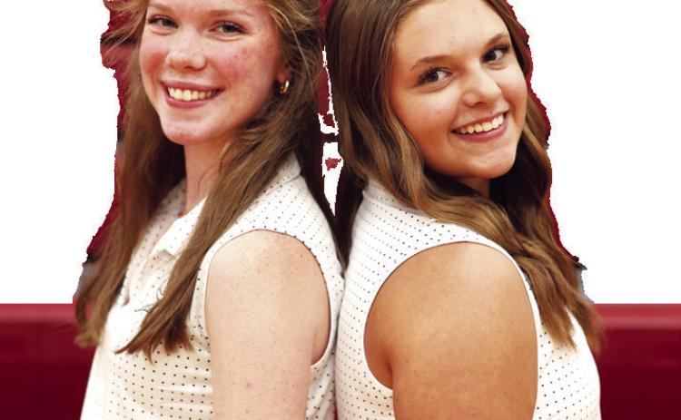 Amelia Haas and Adyson Stevens are the Swede golf team’s returning letter winners this season.