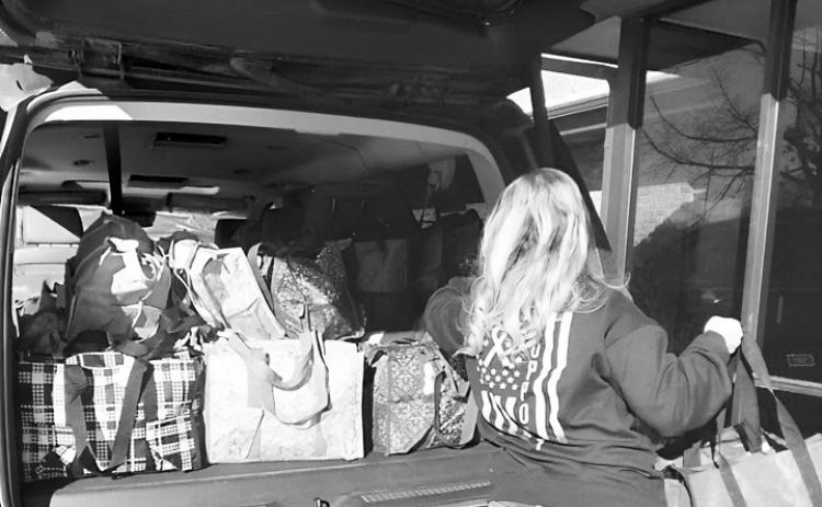 A load of comfort totes is delivered to an area cancer center, thanks to the generous donor support for the Chemo Comfort Tote Drive. Donations are being accepted now through Oct. 30 by contacting Lyndi Miller or Mary Harbur or by PayPal at: chemototesofne@gmail.com. (Leader file photo)